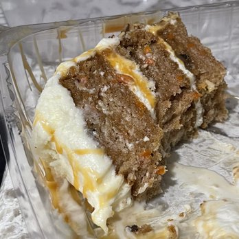 Kretch's Restaurant - a piece of cake in a plastic container - Seafood Near Me - Marco Island, Florida