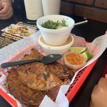 Ochoa's Mexican Grill - 3pc. Quesabirria Tacos - Mexican Near Me - Deerfield, Illinois Ochoa's Mexican Grill - 3pc. Quesabirria Tacos - Mexican Near Me - Deerfield, Illinois