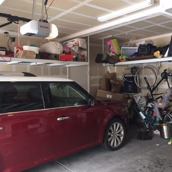 CDR Overhead Storage - Two 4x8 overhead racks installed in my garage which has a 9' ceiling. - Home Organization Near Me CDR Overhead Storage - Two 4x8 overhead racks installed in my garage which has a 9' ceiling. - Home Organization Near Me