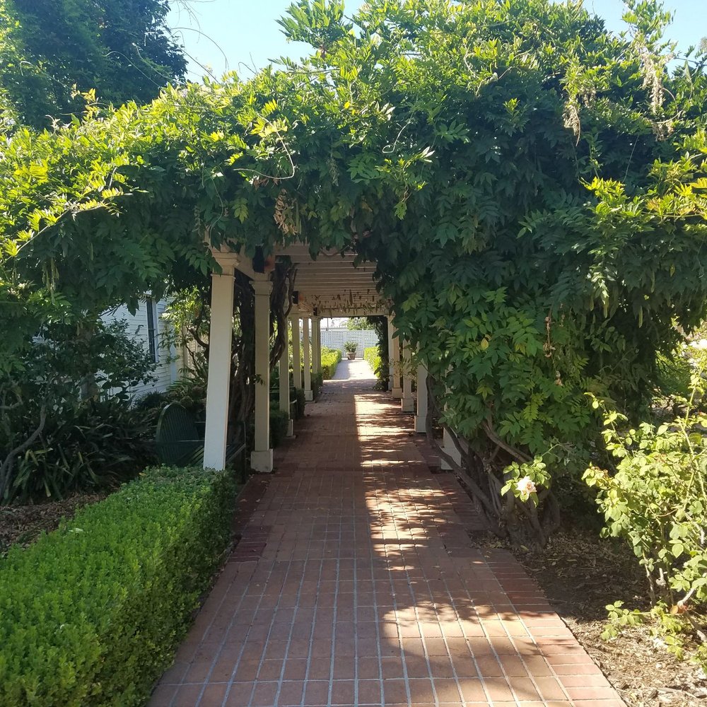 Banning Residence Museum - A garden in the backyard of the home - Museums Near Me - Wilmington, California