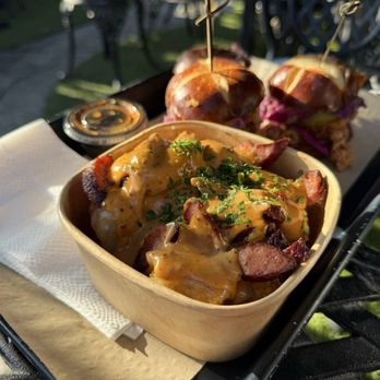 The Rising Sun - Loaded Cajun Tots and crispy chicken sliders - Southern Near Me - Los Angeles, California