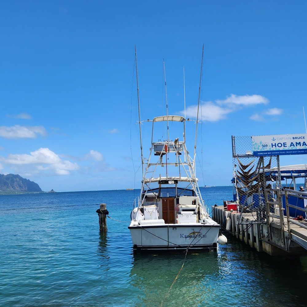 Captain Bruce - Where we launched from - Boat Charters Near Me - Kaneohe, Hawaii