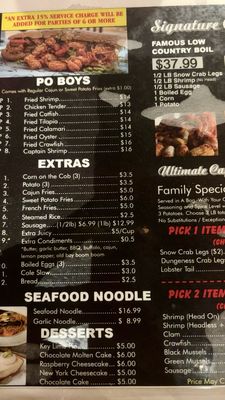 Menu photo 5 Captain Crab Stockton, CA