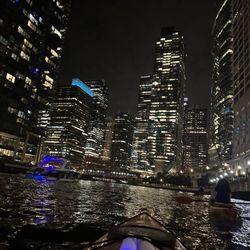 Kayak Chicago - Kayaking at night