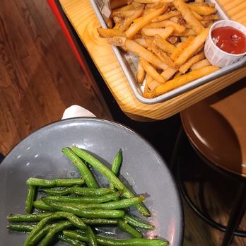 The Corner Grill, Bar + Game Room - Fries and green beans - Eatertainment Near Me - Ferndale, Michigan