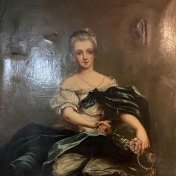 Salonniere Coffee Bar - Mademoiselle Pompadour/ a 400 year old oil painting in fantastic condition - Cafes Near Me - Nyack, New York Salonniere Coffee Bar - Mademoiselle Pompadour/ a 400 year old oil painting in fantastic condition - Cafes Near Me - Nyack, New York
