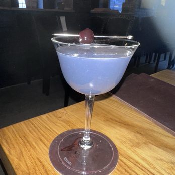 Barliman's - A special drink called Aviation with gin and cream of violet. - Cocktail Bars Near Me - Bangor, Maine