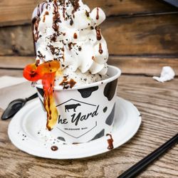 The Yard Milkshake Bar - $12 ... mainly whip cream
