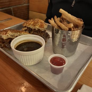 Firehall Kitchen & Tap - Beef dip. Fries were yummy - American Near Me - Cranbrook, British Columbia Firehall Kitchen & Tap - Beef dip. Fries were yummy - American Near Me - Cranbrook, British Columbia