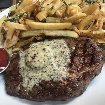 Hundred Proof - 10oz Ribeye and Fries - San Diego, CA