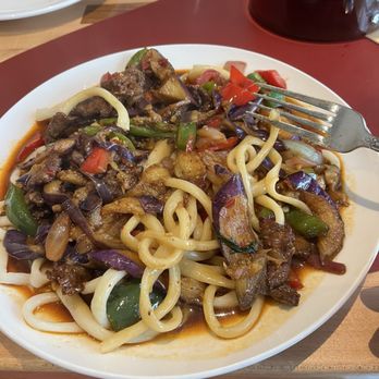 Uyghur Eats - Eggplant Laghman / 茄子拌面 - Noodles Near Me - Washington, DC, District of Columbia Uyghur Eats - Eggplant Laghman / 茄子拌面 - Noodles Near Me - Washington, DC, District of Columbia