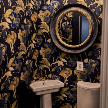 Greater Chicago Kitchen And Bath - Vintage Evanston Home Tiny Powder Room - Kitchen & Bath Near Me - Barrington, Illinois