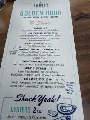 Menu photo 1 Boat House Restaurant Columbus, OH Menu photo 1 Boat House Restaurant Columbus, OH
