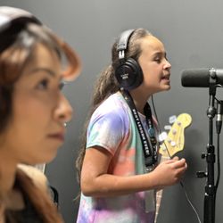 Best Lesson Ever! - Students recording vocals at Best Lesson Ever!