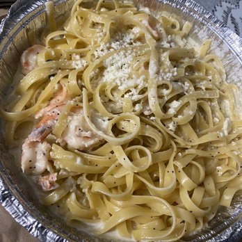 Cafe Corleone - Shrimp Fettuccine Alfredo - Italian Near Me - Paramount, California Cafe Corleone - Shrimp Fettuccine Alfredo - Italian Near Me - Paramount, California