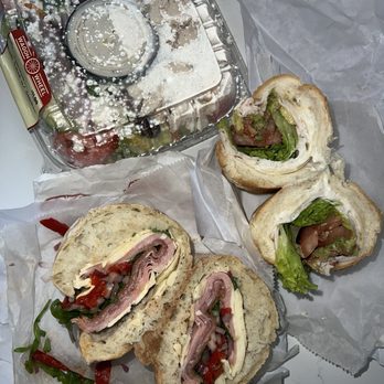 Wagon Wheel - Wheel Italian Sandwich, Greek Salad with Chicken - Delis Near Me - Lexington, Massachusetts