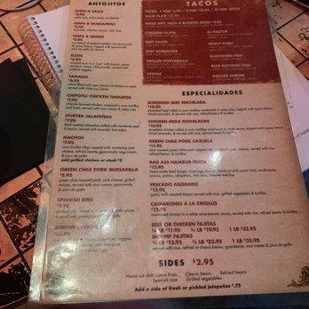 Pistolero's - Food menu - Mexican Near Me - Houston, Texas