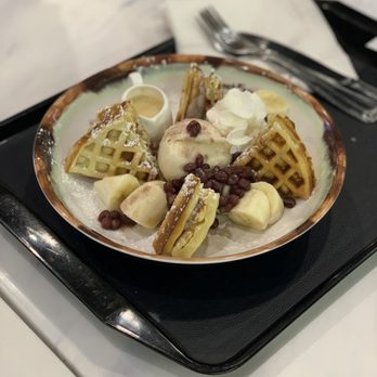 Meet Fresh Markham - Taro Waffle - Desserts Near Me - Unionville, Ontario Meet Fresh Markham - Taro Waffle - Desserts Near Me - Unionville, Ontario