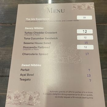 Isla Tea Lounge - Nibbles - Tea Rooms Near Me - Fresno, California