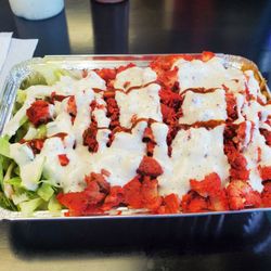 Gyro Spot - Chicken & Rice Platter.