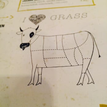 Bareburger - Bayside - Cute picture to let you know that they feed their cows grass instead of the corn farmers use to lower costs. - Burgers Near Me - New York, New York Bareburger - Bayside - Cute picture to let you know that they feed their cows grass instead of the corn farmers use to lower costs. - Burgers Near Me - New York, New York