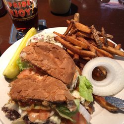 Burden Lake Country Club - Great burger, fries hot- potato salad homemade