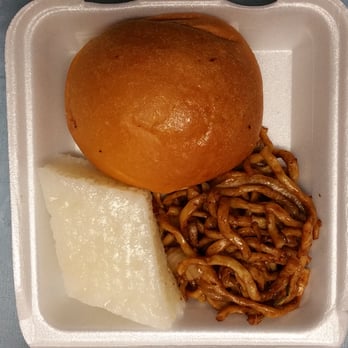 Chun Wah Kam - Baked char siu manapua, rice cake, and udon fried noodles - Chinese Near Me - Aiea, Hawaii Chun Wah Kam - Baked char siu manapua, rice cake, and udon fried noodles - Chinese Near Me - Aiea, Hawaii