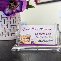 Good Place Massage - Contact
