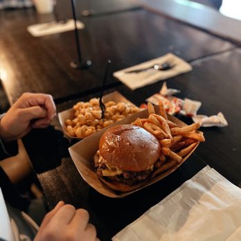 Ruff House BBQ - The most beautiful double smash and fries - Barbeque Near Me - Ventura, California