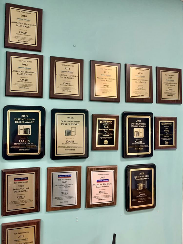 Slide of Oasis Heating & Cooling