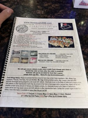 Menu photo 3 I Love Sushi Clovis, CA