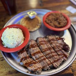 The Ridge Nashville - Brisket, potato salad, cornbread, and baked beans