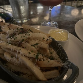 Wren & Wolf - truffled manchego fries, lemon aioli - Cocktail Bars Near Me - Phoenix, Arizona Wren & Wolf - truffled manchego fries, lemon aioli - Cocktail Bars Near Me - Phoenix, Arizona