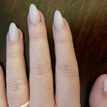 E’Lan Nails & Spa - Round oval SNS with tips in Naked A04 - Mermaid With Basic Pedicure regular polish $95 - Nail Salons Near Me - Pflugerville, Texas