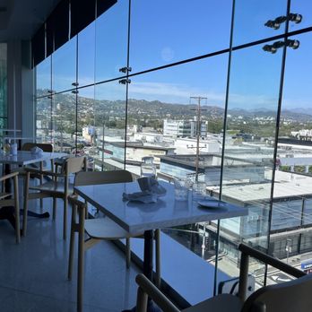 Nicolas Eatery - views of the hollywood hills from the dining room! - French Near Me - Los Angeles, California