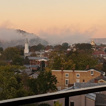Hillside Inn - Fog off the Ohio River over Downton Madison - Hotels Near Me - Madison, Indiana Hillside Inn - Fog off the Ohio River over Downton Madison - Hotels Near Me - Madison, Indiana