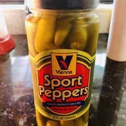 Sport Peppers from Amazon to make our own chi dogs! Sport Peppers from Amazon to make our own chi dogs!