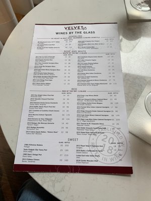 Menu photo 8 Velvet 48 Wine Bar Burlingame, CA