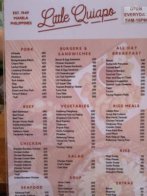 Menu photo 1 Little Quiapo Parañaque, NCR