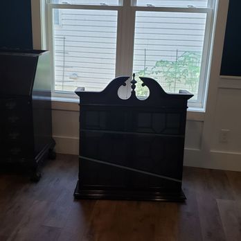 Victor Lia Refinishers - Broken secretary. - Furniture Reupholstery Near Me - Brecksville, Ohio