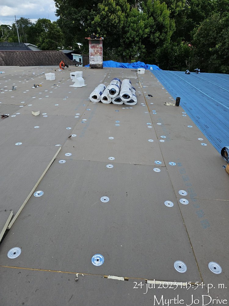 Slide of Roof Replacements & Repairs