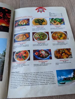 Menu photo 3 Onny's Thai Restaurant San Marcos, CA