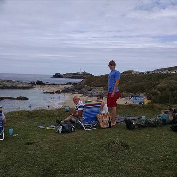 National Trust: Godrevy - our picnic spot overlooking the beach - Parks Near Me - Hayle, CON