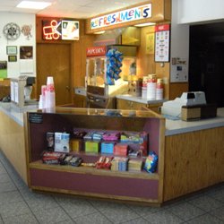 Sherman Theatre - Front lobby ticket and concession area.
