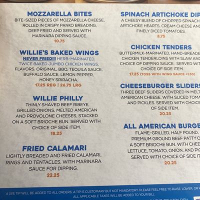 Menu photo 5 Wet Willie's Miami Beach, FL