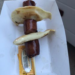 The Ish - Pierogi & kielbasa kebab