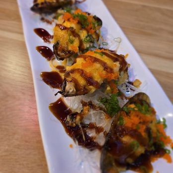 Dragon Sushi - Spicy Baked Green Mussels - Sushi Bars Near Me - San Diego, California