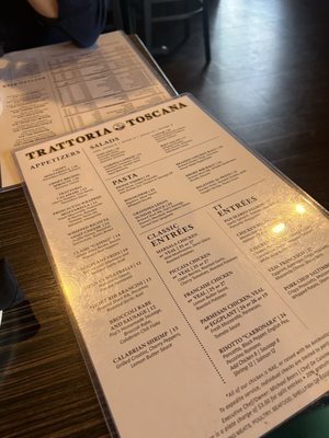 Menu photo 1 Trattoria Toscana Manchester, CT Menu photo 1 Trattoria Toscana Manchester, CT