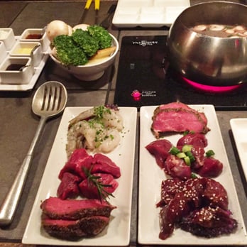 The Melting Pot - Savory fondue with filet Mignon, shrimp, duck, teriyaki beef, sirloin - Fondue Near Me - Arlington, Virginia The Melting Pot - Savory fondue with filet Mignon, shrimp, duck, teriyaki beef, sirloin - Fondue Near Me - Arlington, Virginia