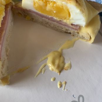 Aiea Pancake House - Requested soft poached (soft poached should be the default eggs in eggs Benedict - not a special request). Um, no. - Breakfast & Brunch Near Me - Aiea, Hawaii